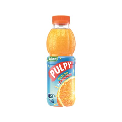Напиток Pulpy Апельсин сокосодержащий, 450мл 1000639 - фото 479
